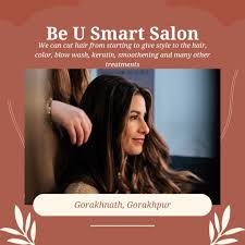 be u smart salon gorakhnath best hair