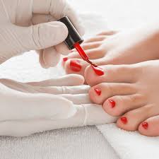 healthy and clean pedicure