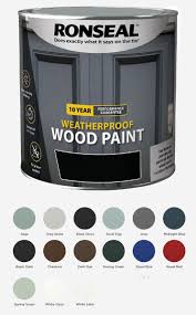 ronseal 10 year weatherproof wood paint