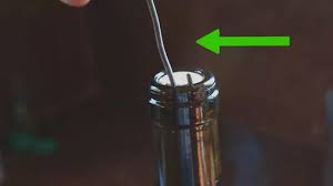 Just use the fork handle to push down the cork, so you. 8 Ways To Open A Wine Bottle Without A Corkscrew Wikihow