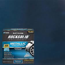 80 oz metallic brilliant blue garage floor kit 2 pack