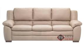 tanaro a450 leather stationary sofa