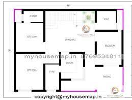 2bhk House Plan 2 Bedroom Hall Kitchen