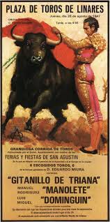 el muerte de Manolete '47, por Islero de Miura... | Spanish art, Vintage  posters, Bull art
