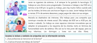spanish reading worksheets archives