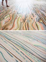 colorful marbled floors are
