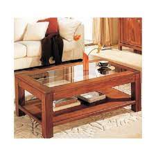 Modern Coffee Tables Wooden Glass Top