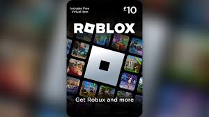 roblox gift card digital code 10 uk