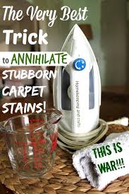 diy cleaner for stubborn carpet sns