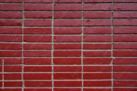 red brick wall background stock photo