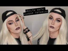 health goth inspired drag queen makeup