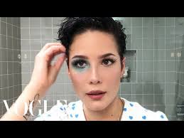 halsey s shimmery manic makeup tutorial