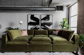Kova Pit Green Sofa Living Room
