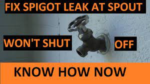 leaky outdoor faucet repair you