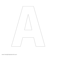 Large Alphabet Stencils Freealphabetstencils Com