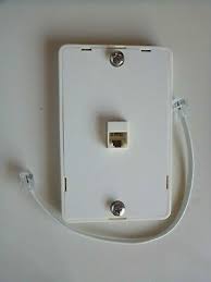 wall mounted telephone socket for