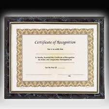 Solid walnut 13 x 10 employee of the month perpetual plaque a header plate and 12 additional small black brass plates are included. Gold Frame Certificate Plaque Employee Awards