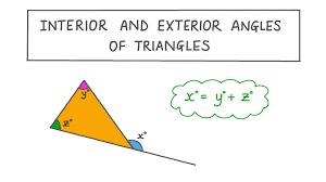 exterior angles of triangles