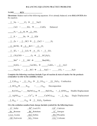 Parts of a balanced chemical equation. Balancing Equations Practice Problems Questions Gcse Chemistry Phet Chemical Answer Key Critical Coloring Pages Balance The And Based On Equati Class 10 Cbse Thinking Oguchionyewu
