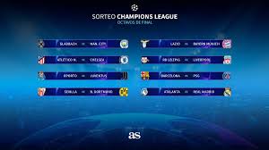 La primera fecha de la fase de . Sorteo De Champions League Rivales Y Cruces De Real Madrid Barcelona Atletico Y Sevilla As Com
