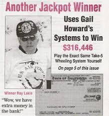 Ray Lakin Won 316 446 00 In California Fantasy 5 Lotto Game