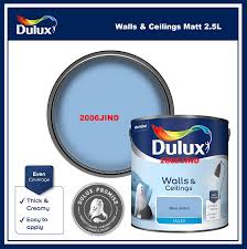 dulux blue matt emulsion paint 2