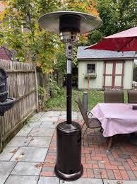 Propane Standing Patio Heater And Cover