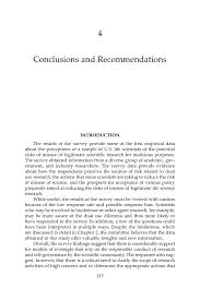 4 Conclusions And Recommendations A Survey Of Attitudes And
