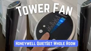 honeywell quietset whole room tower fan