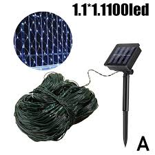 100led fishing net lights solar led