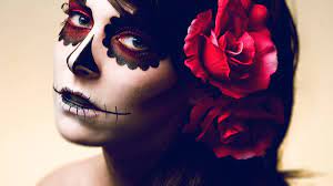 los muertos inspired makeup