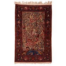 persian kashan carpet with tree of life