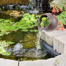 Garden Waterfall Jar Fish Bowl