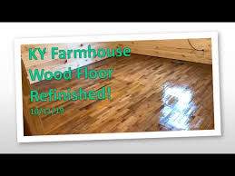 ky farmhouse wood floors refinished by