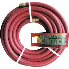 industrial red rubber hose 3 4in x