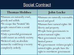 Comparing and Contrasting Thomas Hobbes and John Locke