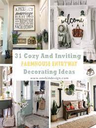31 cozy and inviting farmhouse entryway