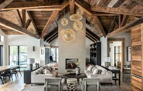 modern rustic living room design