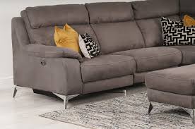 corner unit electric recliner sofa
