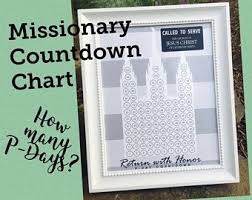 Lds Missionary Countdown Chart My Missionary Pinterest