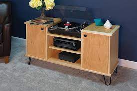 record player stand with storage kreg