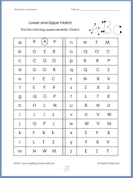 alphabet worksheets reinforce upper and