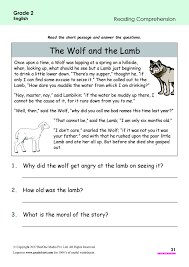 2nd grade reading comprehension