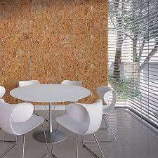 Decorative Cork Wall Tiles Fiord White