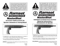 Видео disassembly of the ramset nailing gun похожие видео. Ramset 40088 Use And Care Manual Manualzz