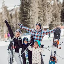 skiing with kids at brighton ski resort
