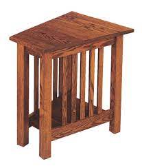 Mission Style Wedge End Table Ohio