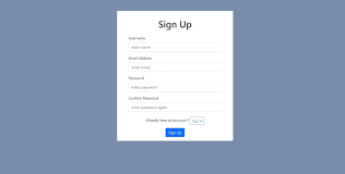 make a react auth form using bootstrap