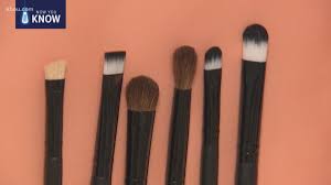 your makeup brushes
