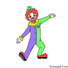 clown drawing tutorial how to draw